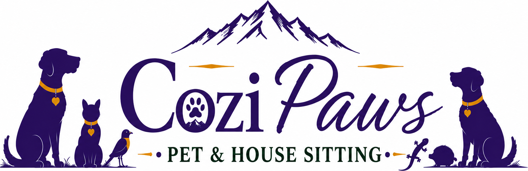 Cozi Paws Pet & House Sitting logo